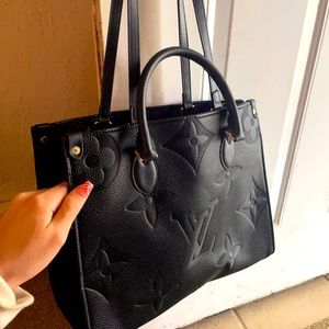 Louis Vuitton Black Monogram On-The-Go Empriente